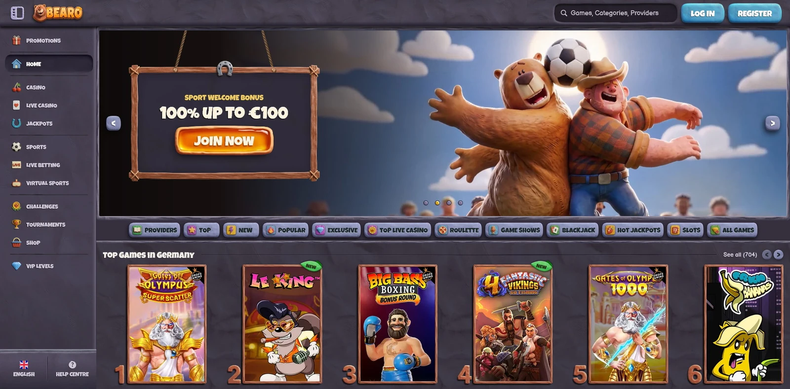 Home — Bearo Casino
